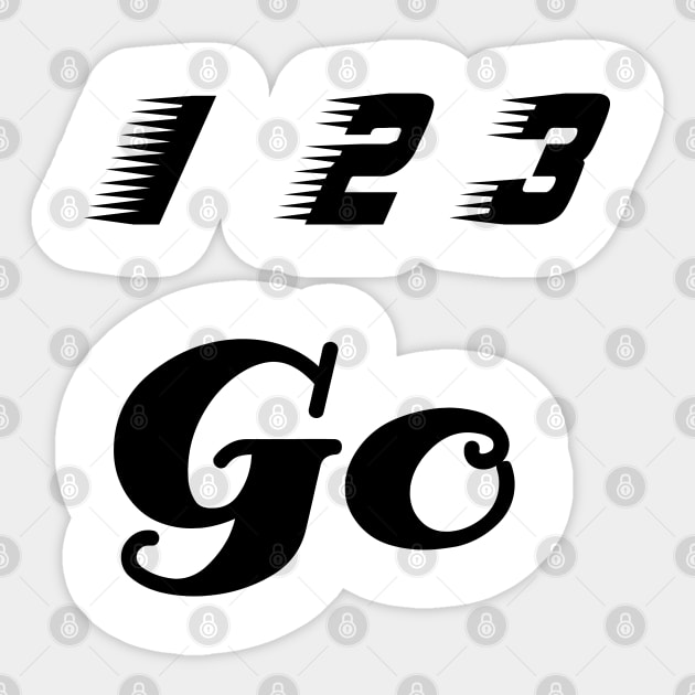 1 2 3 Go Sticker by sarahnash